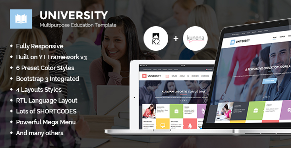 University II – Multipurpose Education Template