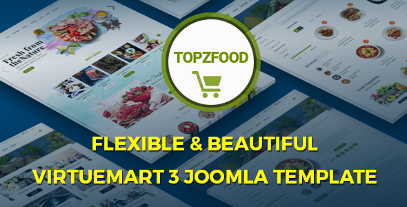 TopzFood – Multipurpose VirtueMart eCommerce Joomla Templates