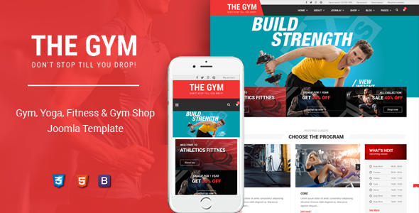 TheGym – Yoga, Fitness & Accessories Shop Joomla Template