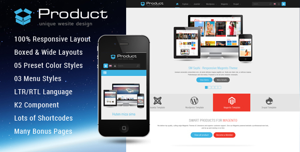 Product - Responsive - ThemeForest 8260129