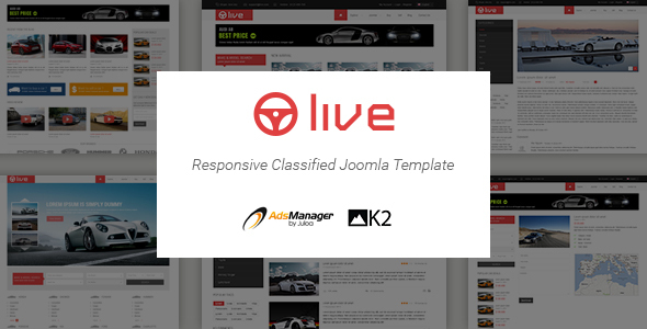 Live – Responsive Classified Joomla Template