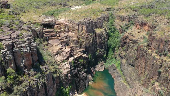 Twin Falls, Kakadu National Park, Northern Territory, Australia 4K Aerial Drone