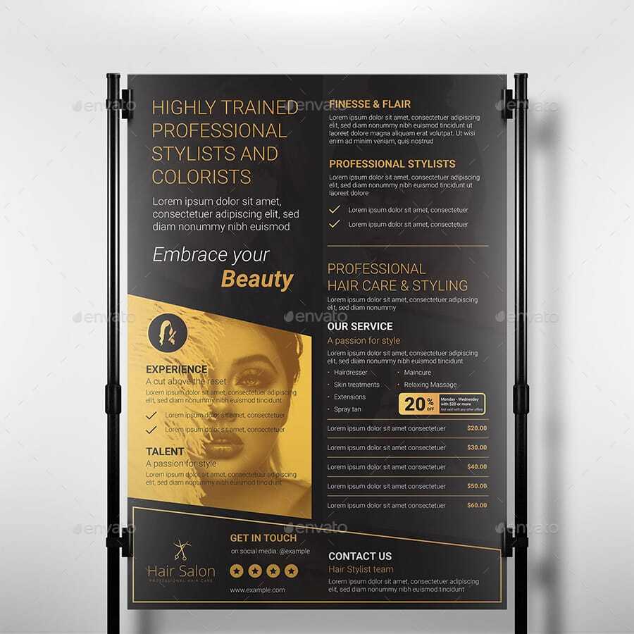 Hair Salon Poster / Banner by BrandPacks | GraphicRiver