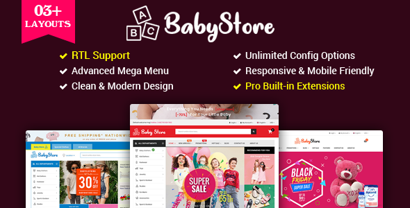 BabyStore - Multipurpose - ThemeForest 23135804