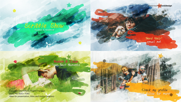 Scribble Show Title - VideoHive 25394555