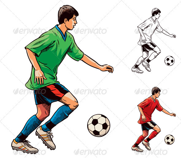 Soccer Football Player - People Characters