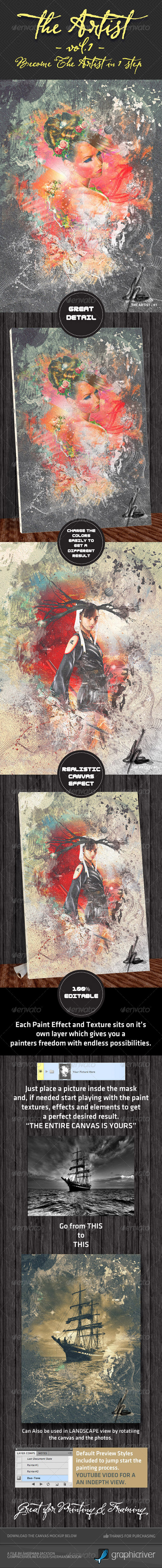The Artist - Volume1 - Artistic Photo Templates