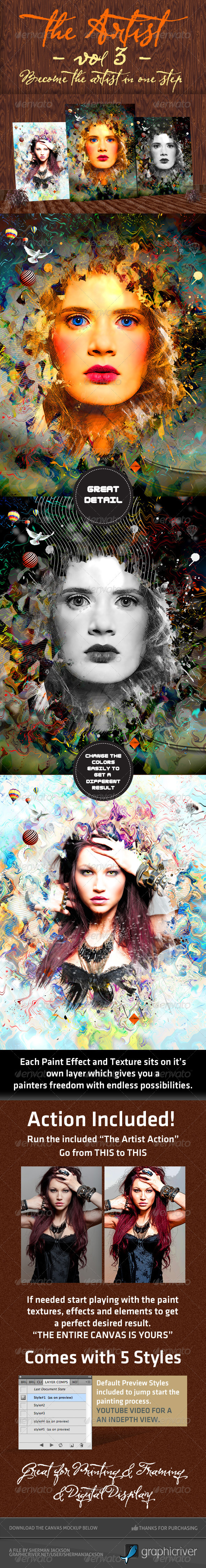 The Artist - Volume3 - Artistic Photo Templates
