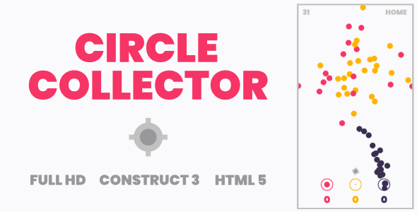 Circle Collector - HTML5 Game (Construct3)