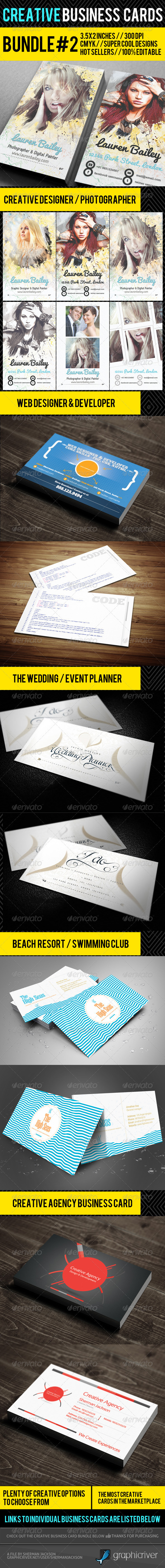Creative Business Card Premium Bundle #2 - Creative Business Cards