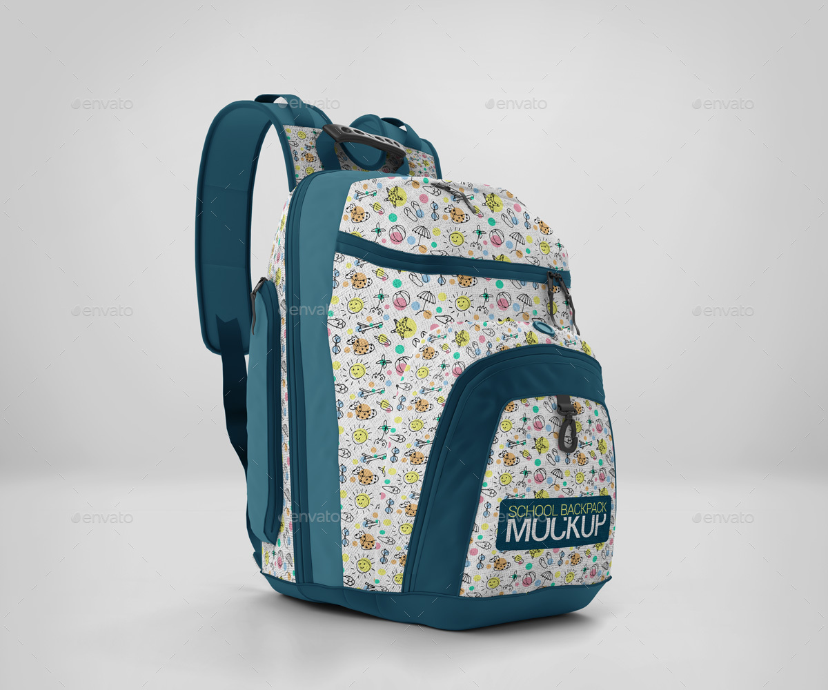 Download School Backpack Mockup by Pixelica21 | GraphicRiver