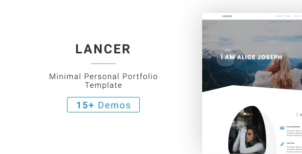 Lancer - Minimal - ThemeForest 23704694