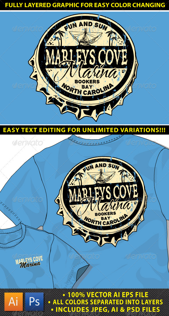 Island Resort T-shirt Design - Designs T-Shirts