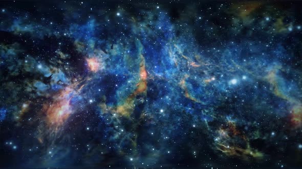 Abstract Space Galaxy Motion Background 4K alt