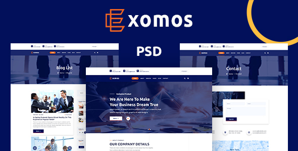 Exomos - Business - ThemeForest 25398794