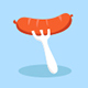 Flat and Cute Food Icons
