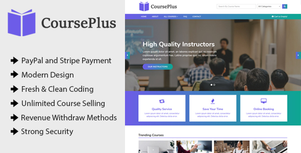 CoursePlus – Online Learning Management System (LMS)