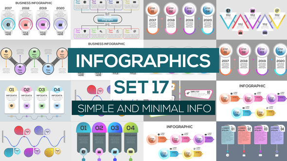 Infographics Set 17 - VideoHive 25408321