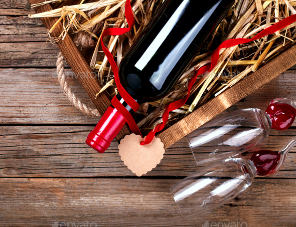 Concept Holiday Valentine Day.Gift. - Stock Photo - Images