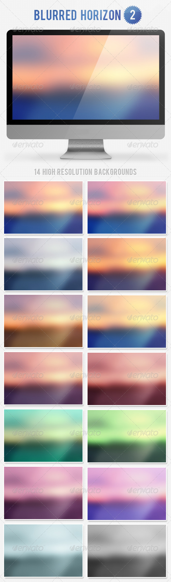 Blurred Horizon Background 2 - Backgrounds Graphics