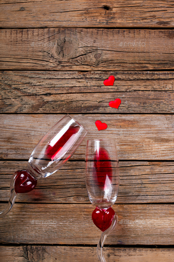 Red Wine .Holiday Valentine Day.Greeting Card,Gift. - Stock Photo - Images