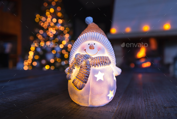 Stylish Christmas home decoration - Stock Photo - Images
