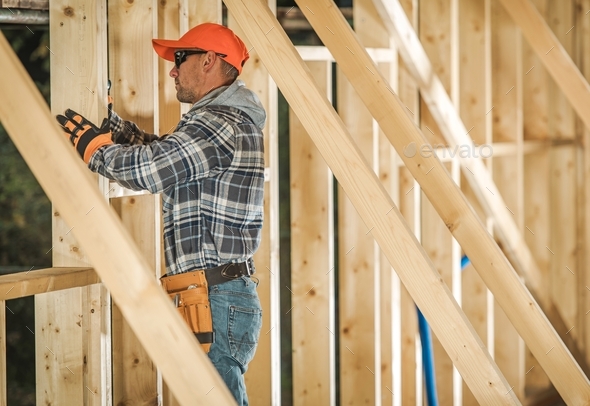 Wood House Frame Building - Stock Photo - Images