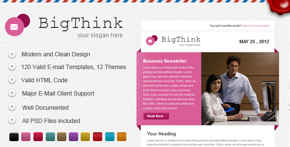 BigThink E-mail Template - ThemeForest 2409478