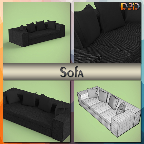 Sofa - 3Docean 25418310