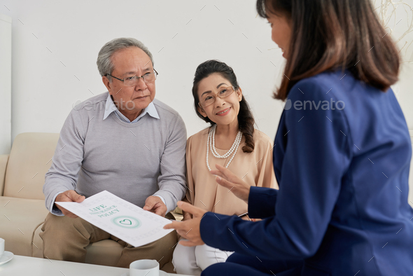 Insurance Agent at Work - Stock Photo - Images