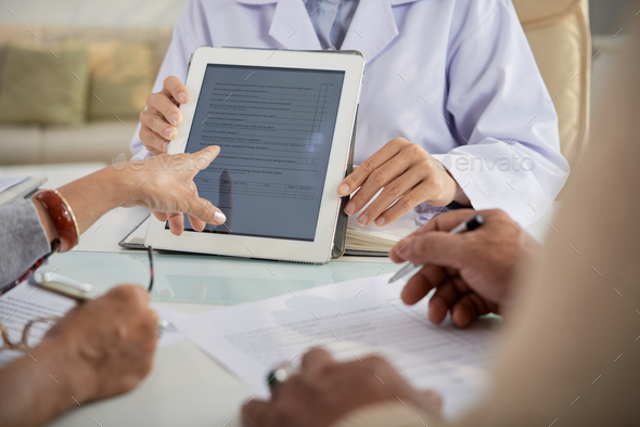 Filling in Medical Form - Stock Photo - Images
