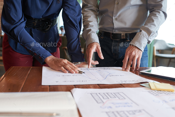 Brainstorming with Coworker - Stock Photo - Images