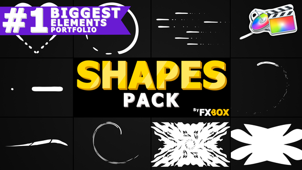 Cartoon Shapes Pack | FCPX