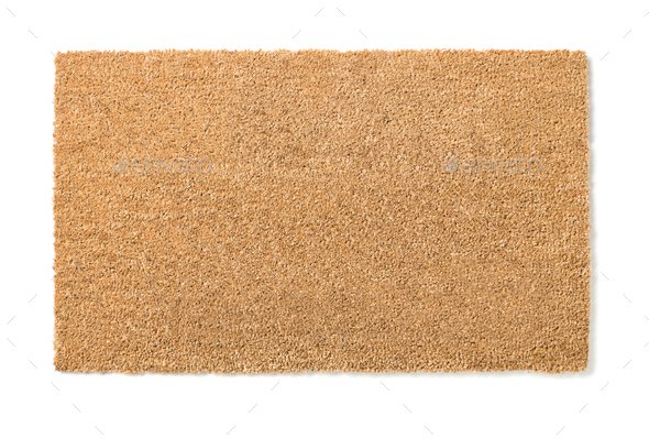 Download Blank Welcome Mat Isolated On White With Clipping Path Ready For Your Own Text And Background Stock Photo By Andy Dean Photog