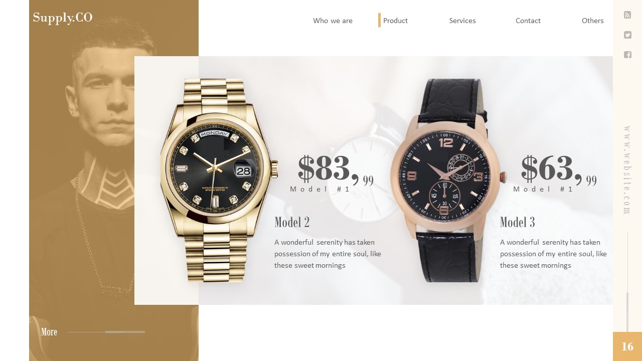 Supply.Co Luxury Marketplace Presentation Powerpoint Template Fully ...