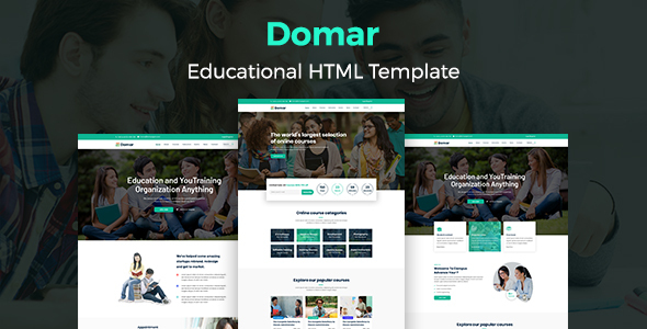 Domar - Education HTML Template