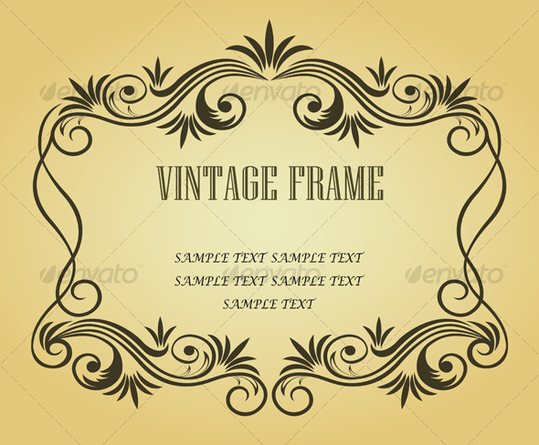 Vintage frame - Decorative Vectors