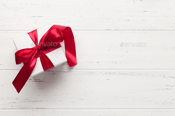 Valentines day gift box - Stock Photo - Images