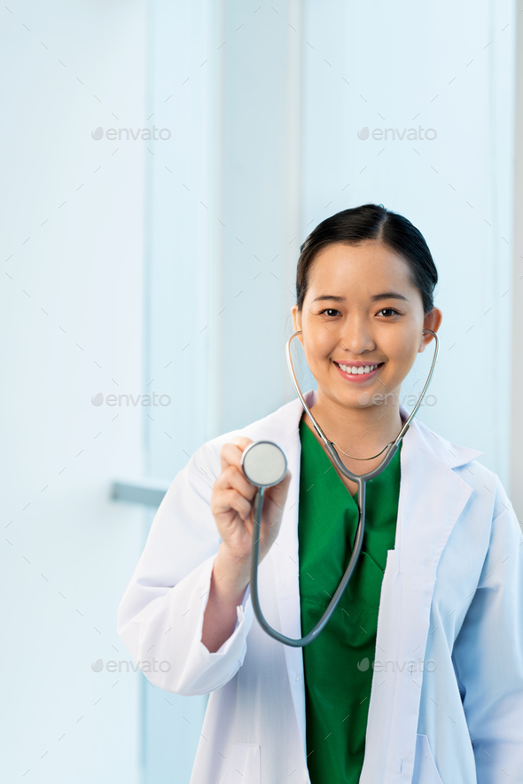 Pretty general practitioner - Stock Photo - Images