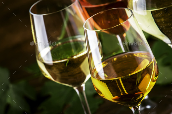 White wine set - Stock Photo - Images