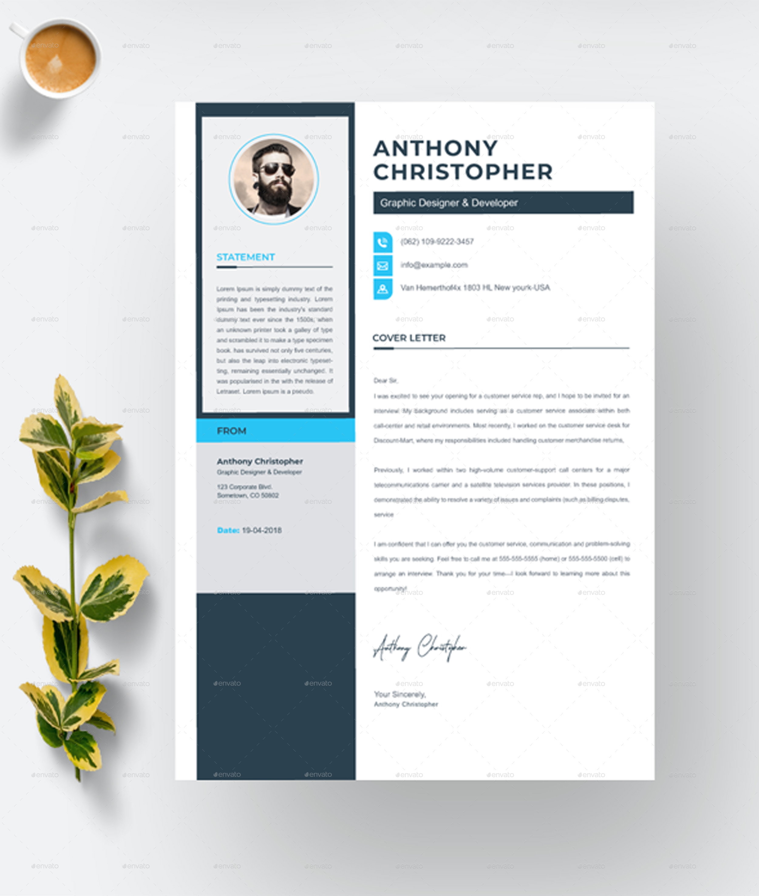 Resume Template, Print Templates | GraphicRiver