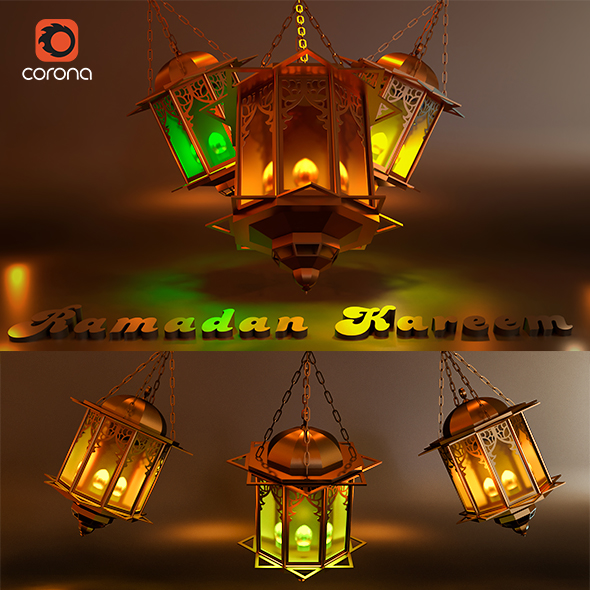Ramadan Kareem Lantern - 3Docean 25434640