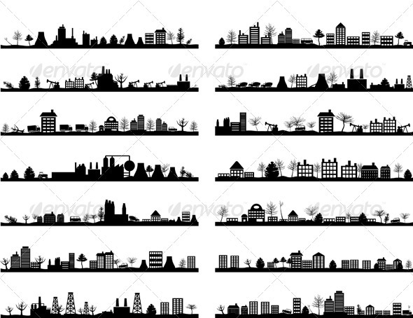 City landscape4 - Buildings Objects