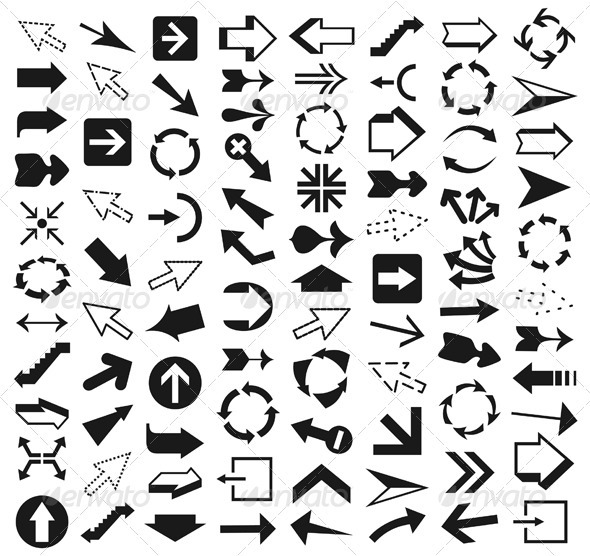 Collection of arrows9