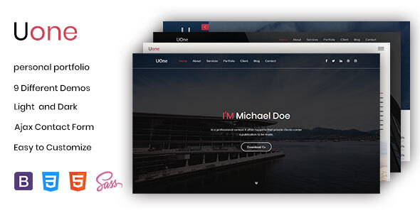 UOne - Personal - ThemeForest 25005328
