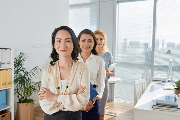 Cheerful coworkers - Stock Photo - Images
