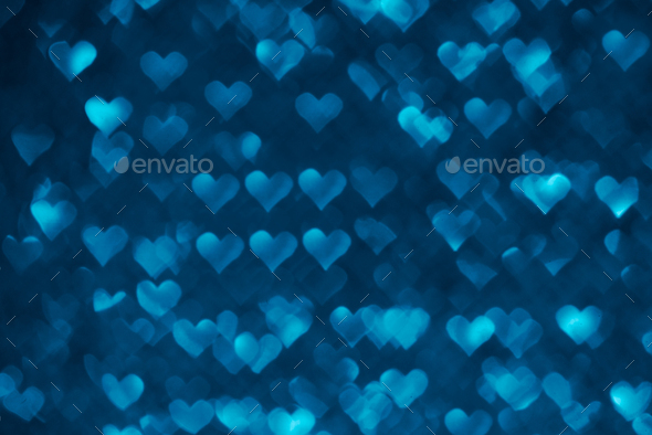 Abstract light, bokeh pattern in heart shape - Stock Photo - Images