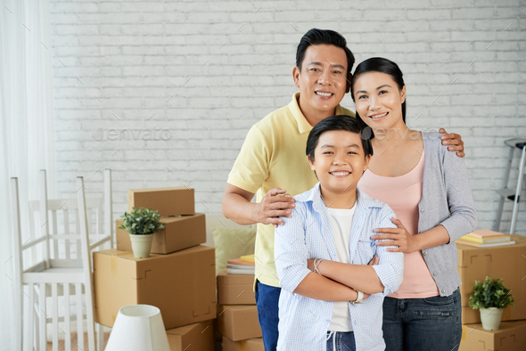 Capturing Relocation in New Apartment - Stock Photo - Images