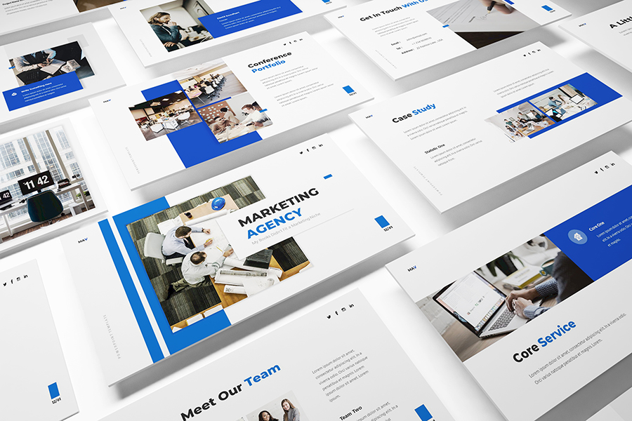 Marketing Agency Powerpoint Template, Presentation Templates | GraphicRiver