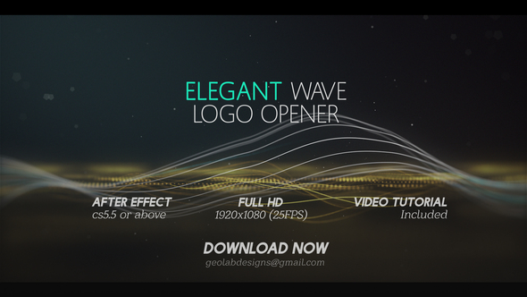 Elegant Wave Logo - VideoHive 25444371